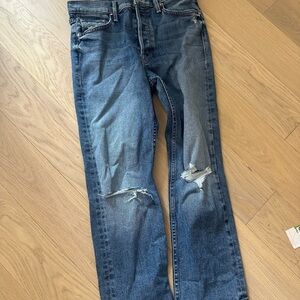 MOTHER DENIM DISTRESSEd JEANS NWT